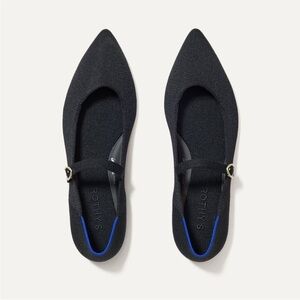Rothy's Black Maryjane Flats with Point
